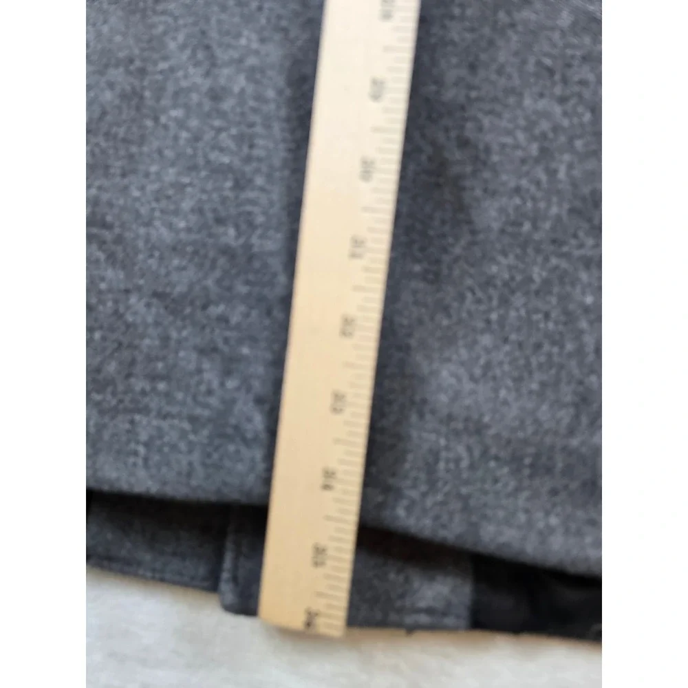 Banana Republic Overcoat Mens Small Gray Wool Italian Fabric Mario Bellucci
